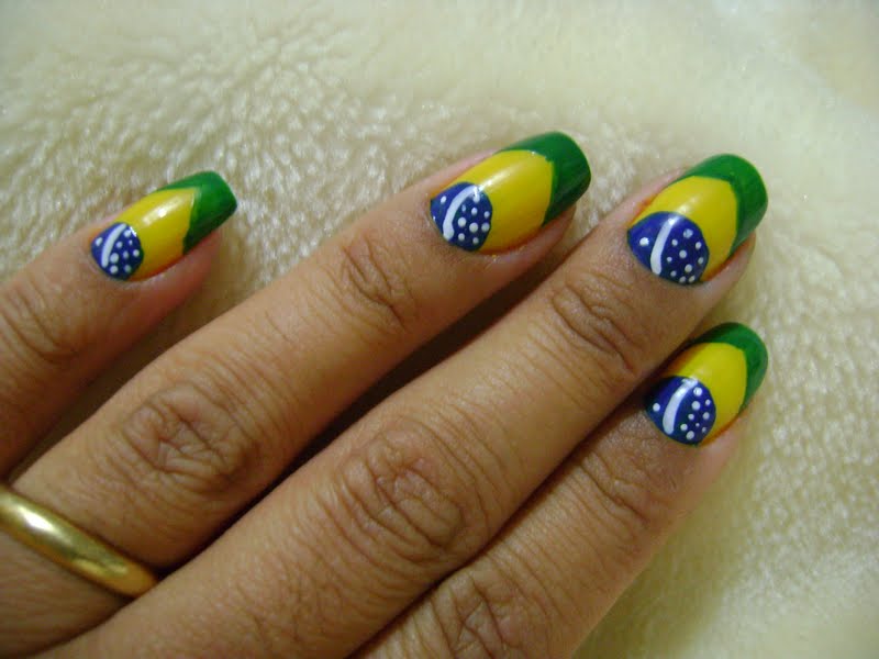 Desenho da bandeira do Brasil (Foto: Reprodução)